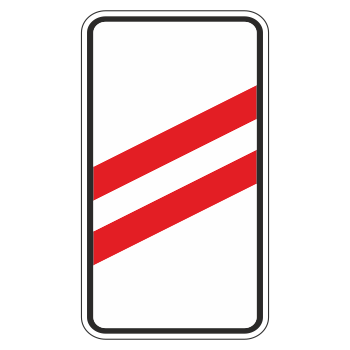 Дорожный знак 1.4.2 «Приближение к железнодорожному переезду» (металл 0,8 мм, II типоразмер: 350х700 мм, С/О пленка: тип А коммерческая)